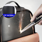 Business Waterproof Anti-Theft Double Shoulder Bag With Usb Port - 27X16.5X40Cm Black - Top-Down View