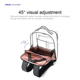 Business Waterproof Anti-Theft Double Shoulder Bag With Usb Port - 27X16.5X40Cm Black - Extra Image