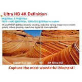 4k Ultra Hd Wifi Sports Camera with 170 Degree Wide Angle Lens and Waterproof Capability