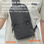 Oxford Cloth Chest Bag Black