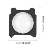 Insta360 one r / Sphere Lens Guards - Pc Protective Cover - Top-Down View