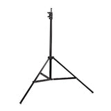 Aluminum Light Stand For Studio Flash - 2.8M Height - Black - Front View