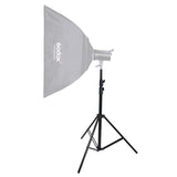 Aluminum Light Stand For Studio Flash - 2.8M Height - Black - Rear View