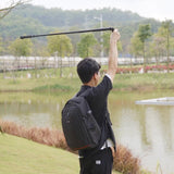 Insta360 X3 / X4 Desktop Tripod Stand with Rotary Handle - Rear View
