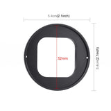 52mm Cpl Uv Lens Filter + Adapter Ring for Gopro Hero12 - Side View