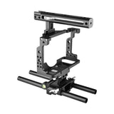 Video Camera Cage Stabilizer With Handle And Rail Rod For Nikon Z6 / Z7 - Extra Image
