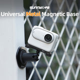 Metal Magnetic Base with 1 / 4 Adapter and Pivot Stand - Side View