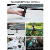 Metal Magnetic Base with 1 / 4 Adapter and Pivot Stand - Low Angle