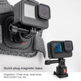 Universal Action Camera Mount Adapter - Compact and Versatile - Top-Down View