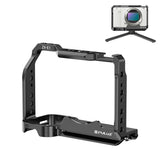 Aluminum Camera Cage For Sony Zv-E1 Stabilizer - Black - Front View