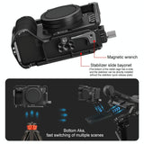 Metal Camera Cage Stabilizer - Black for Sony A7Cm2 / 7C Ii / 7Cr - Extra Image