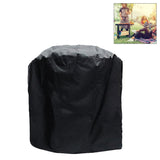 Waterproof Bbq Grill Cover - Anti-uv Dust-proof 210d Oxford Cloth - 58x77cm - Black