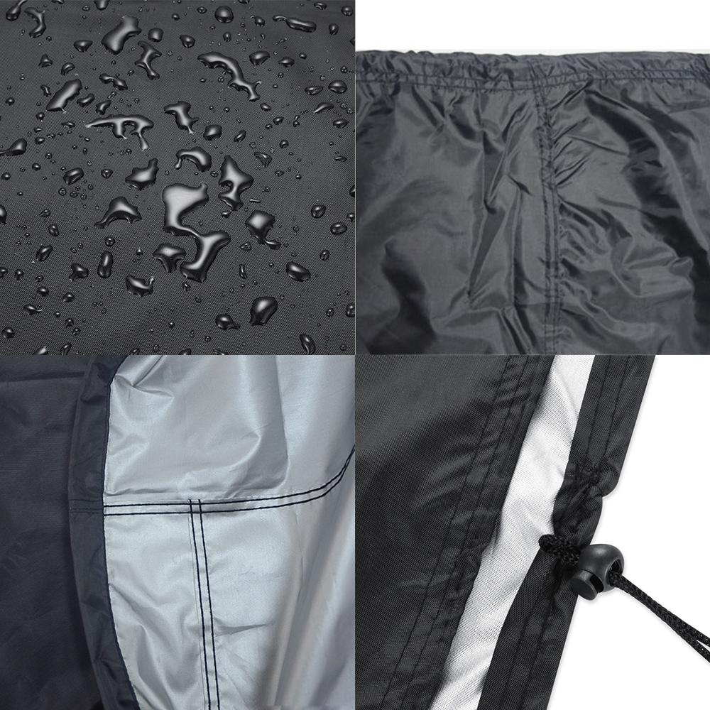 Waterproof Bbq Grill Cover - Anti-uv Dust-proof 210d Oxford Cloth - 58x77cm - Black