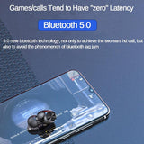 Wireless Noise-cancelling Earbuds with Charging Case - 45-Degree Angle