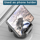 Wireless Noise-cancelling Earbuds with Charging Case - Rear View