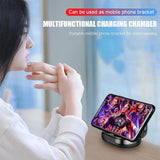 Wireless Noise-cancelling Earbuds with Charging Case - Low Angle