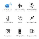 Wireless Noise-cancelling Earbuds with Charging Case - Extra Image