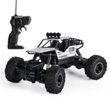 Large 1 16 Alloy Climbing Car - 28cm Remote Control Toy for Cross-country Adventures - Black - Front View