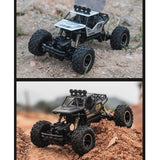 Large 1 16 Alloy Climbing Car - 28cm Remote Control Toy for Cross-country Adventures - Black - 45-Degree Angle