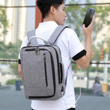Multifunctional Oxford Laptop Backpack - Cxs-620 - Black - Extra Image