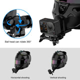 Universal Motorcycle Action Camera Mount for Gopro and Others - Close-Up Angle