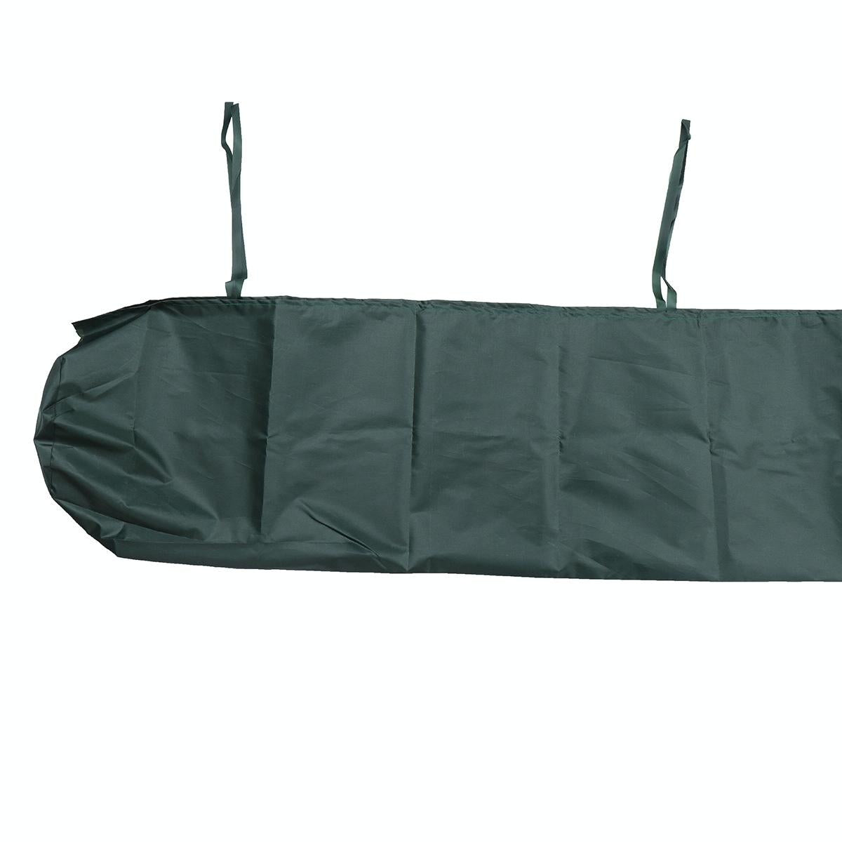 2m Retractable Roller Blind Awning Cover - Waterproof & Dustproof - Black