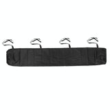 2m Retractable Roller Blind Awning Cover - Waterproof & Dustproof - Black - Close-Up Angle
