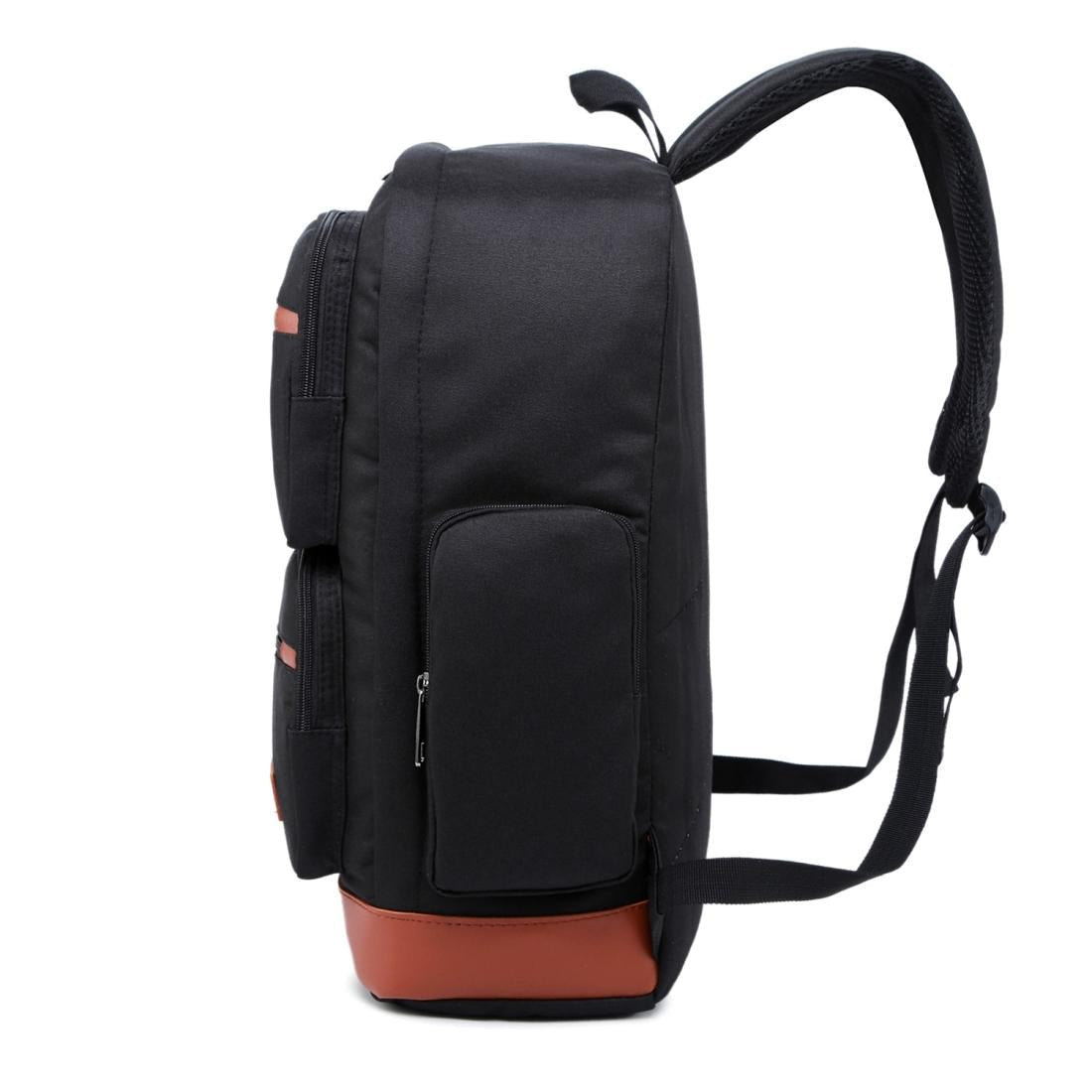 Versatile Outdoor Backpack with Breathable Design - Large Capacity - Black