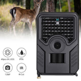 12Mp 1080P Hd Infrared Hunting Trail Camera With 120 Degree Wide Angle Lens And Ip56 Waterproof Design - Supports Tf Card Pir Distance 10-15M - Black - Extra Image
