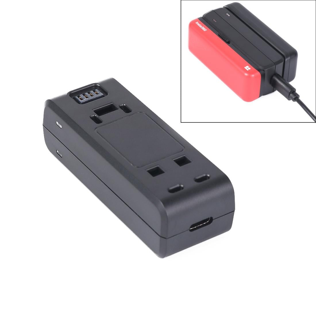 Dual-sided Charger for Insta360 one r Batteries