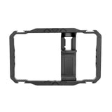 Vlogging Smartphone Video Rig - Metal Cage In Black - Side View