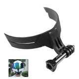 Motorcycle Helmet Chin Mount for Bending Action Camera - Front View