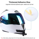 Motorcycle Helmet Chin Mount for Bending Action Camera - Top-Down View