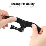 Motorcycle Helmet Chin Mount for Bending Action Camera - 45-Degree Angle