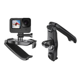 360 Degree Rotating Backpack Belt Clip Bracket - Front View