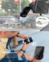 Full Hd 1080p Car Dvr Camera with 2.45 Ips Screen and 170 Degree Wide Angle View - Extra Image