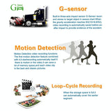 Full Hd 1080p Car Dvr Camera with 2.45 Ips Screen and 170 Degree Wide Angle View - Extra Image