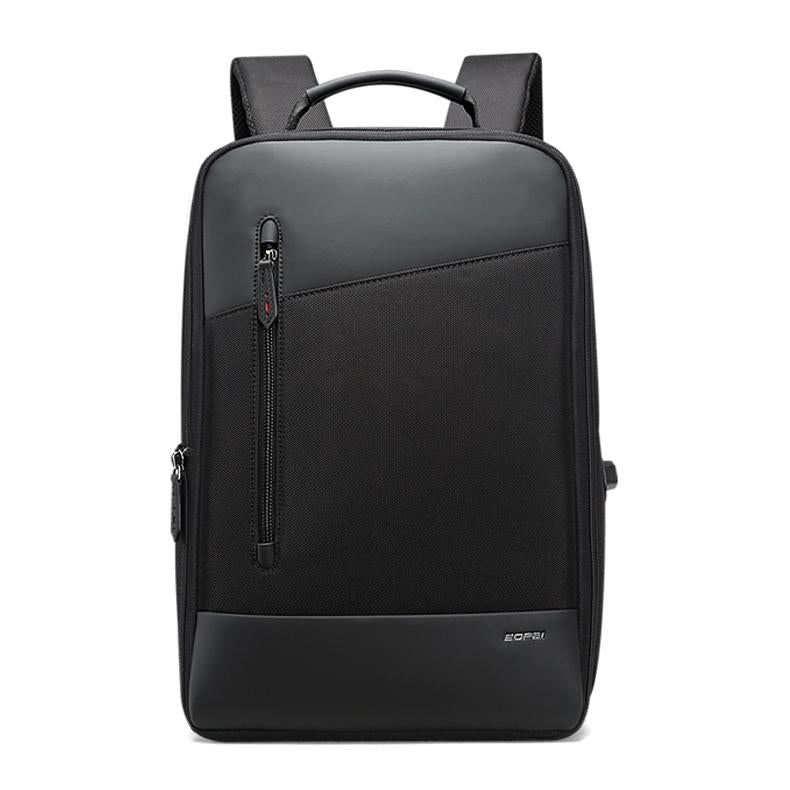 Large Capacity Anti-Theft Waterproof Shoulder Bag With Usb Port - Black 30.5X13X45Cm