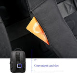 Large Capacity Anti-Theft Waterproof Shoulder Bag With Usb Port - Black 30.5X13X45Cm - Extra Image