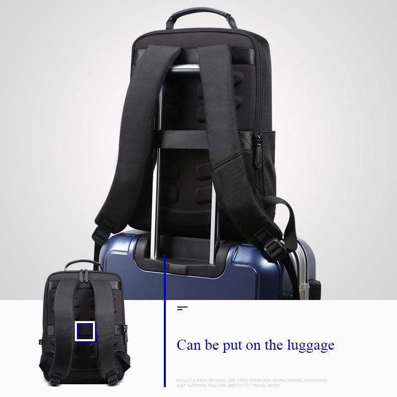 Large Capacity Anti-Theft Waterproof Shoulder Bag With Usb Port - Black 30.5X13X45Cm