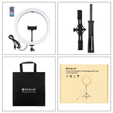 11.8 Rgbw Led Ring Light Kit with Mount Dual Phone Brackets and Remote Control - 45-Degree Angle