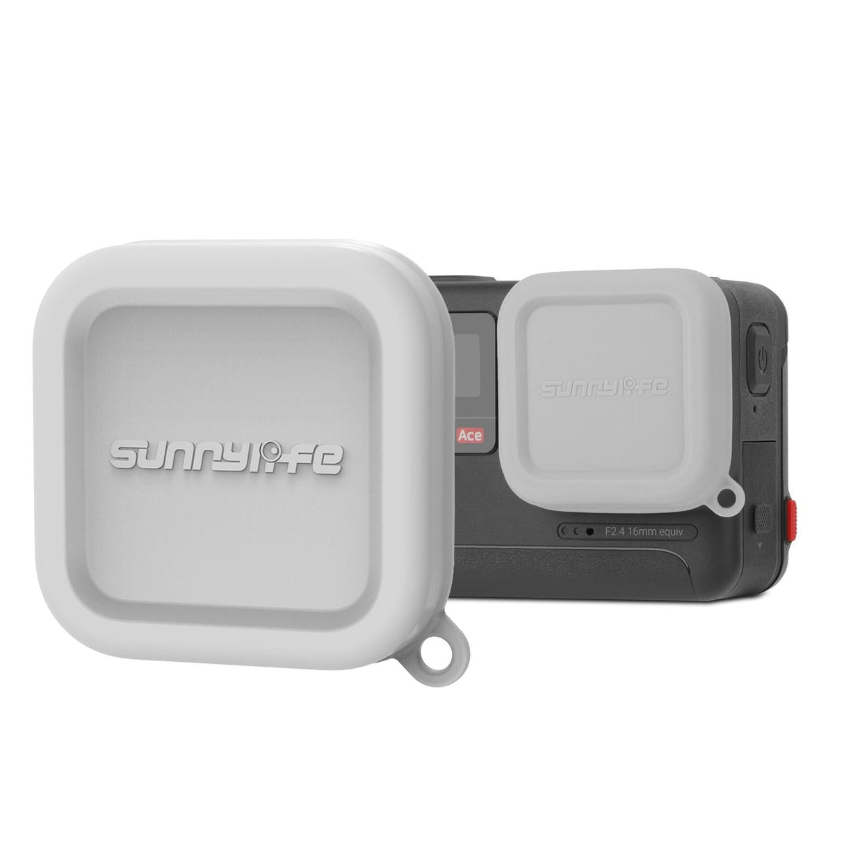 Silicone Lens Cap Protector for Insta360 Ace / Ace Pro - Black