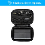 Diamond Texture Leather Storage Bag for Dji Mic - Pu Material - Side View