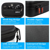 Diamond Texture Leather Storage Bag for Dji Mic - Pu Material - 45-Degree Angle