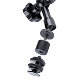 Adjustable Magic Arm With Phone Clamp & Large Claws - 11 Inch Black - Top-Down View