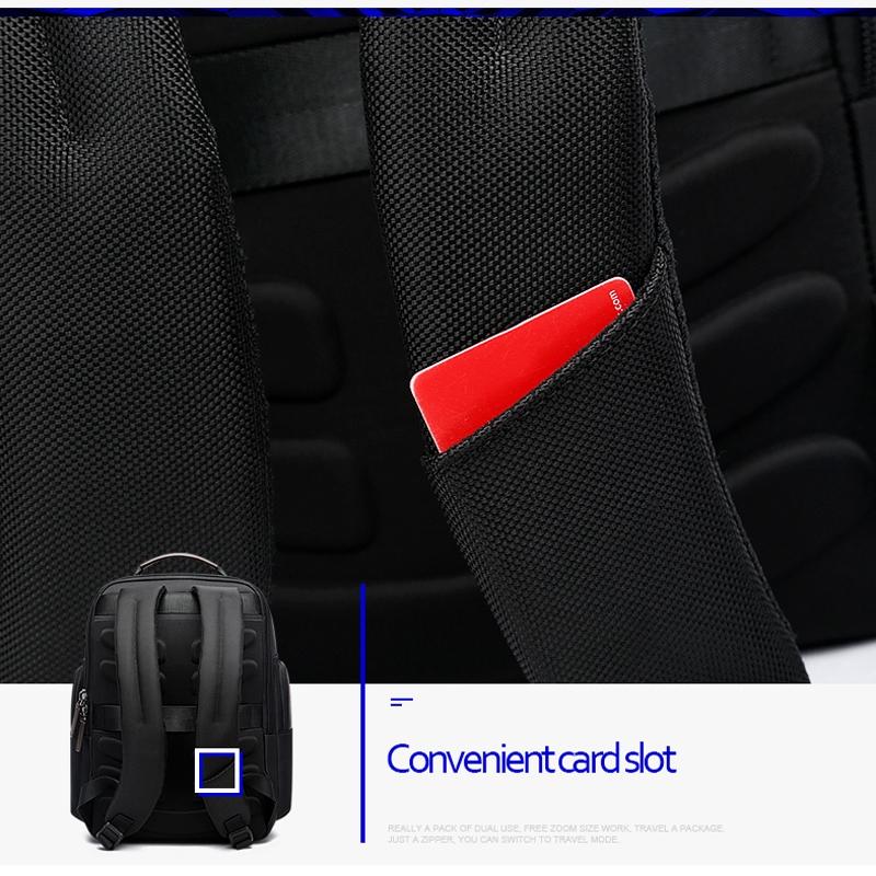 Waterproof Anti-Theft Outdoor Shoulder Bag With Usb Port - Large Capacity - Black