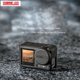 Shockproof Silicone Case with Lens Cap and Strap for Dji Action Camera