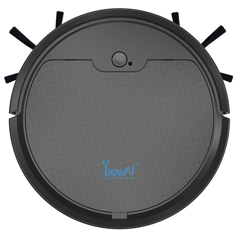 Smart Path-charging Sweeping Robot for Household - Black