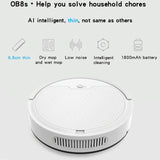 Smart Path-charging Sweeping Robot for Household - Black - 45-Degree Angle