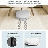 Smart Path-charging Sweeping Robot for Household - Black - Low Angle